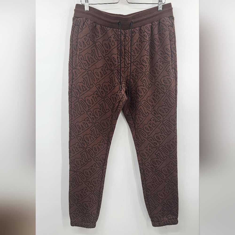 DOPE Brown Sweatpants NWT Size Large